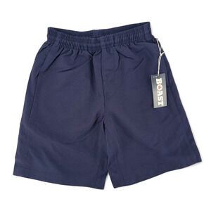 Boast Boys Club Shorts Navy Blue - Athletic Tennis Golf Casual Elastic Waist NWT